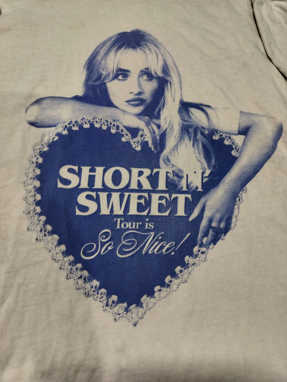 Sabrina Carpenter Official Short & Sweet Tour 2024 Shirt 100% Cotton - Large - Picture 6 of 6